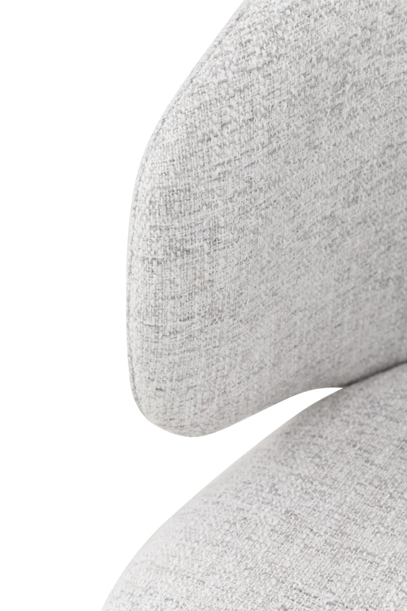 Chaise en tissu anti tache, 60x55xH79CM - VERA