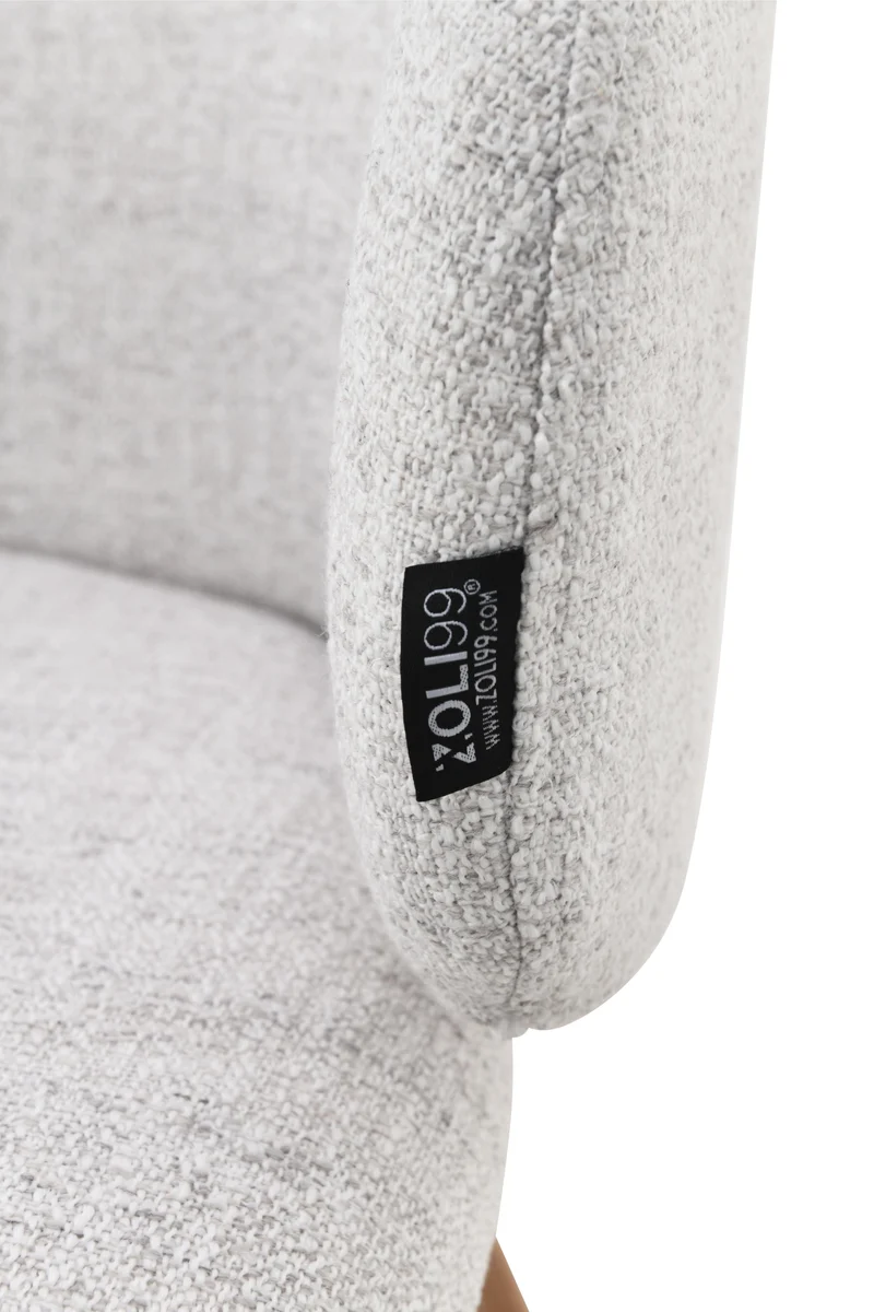Chaise en tissu anti tache, 60x55xH79CM - VERA