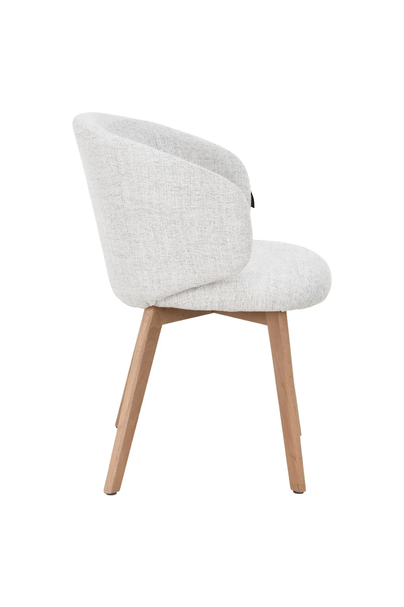 Chaise en tissu anti tache, 60x55xH79CM - VERA
