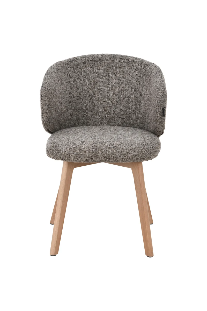 Chaise en tissu anti tache, 60x55xH79CM - VERA