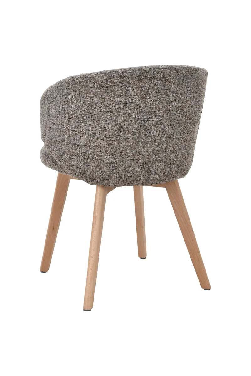 Chaise en tissu anti tache, 60x55xH79CM - VERA