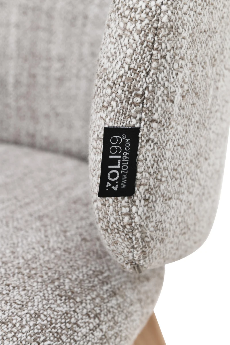 Chaise en tissu anti tache, 60x55xH79CM - VERA