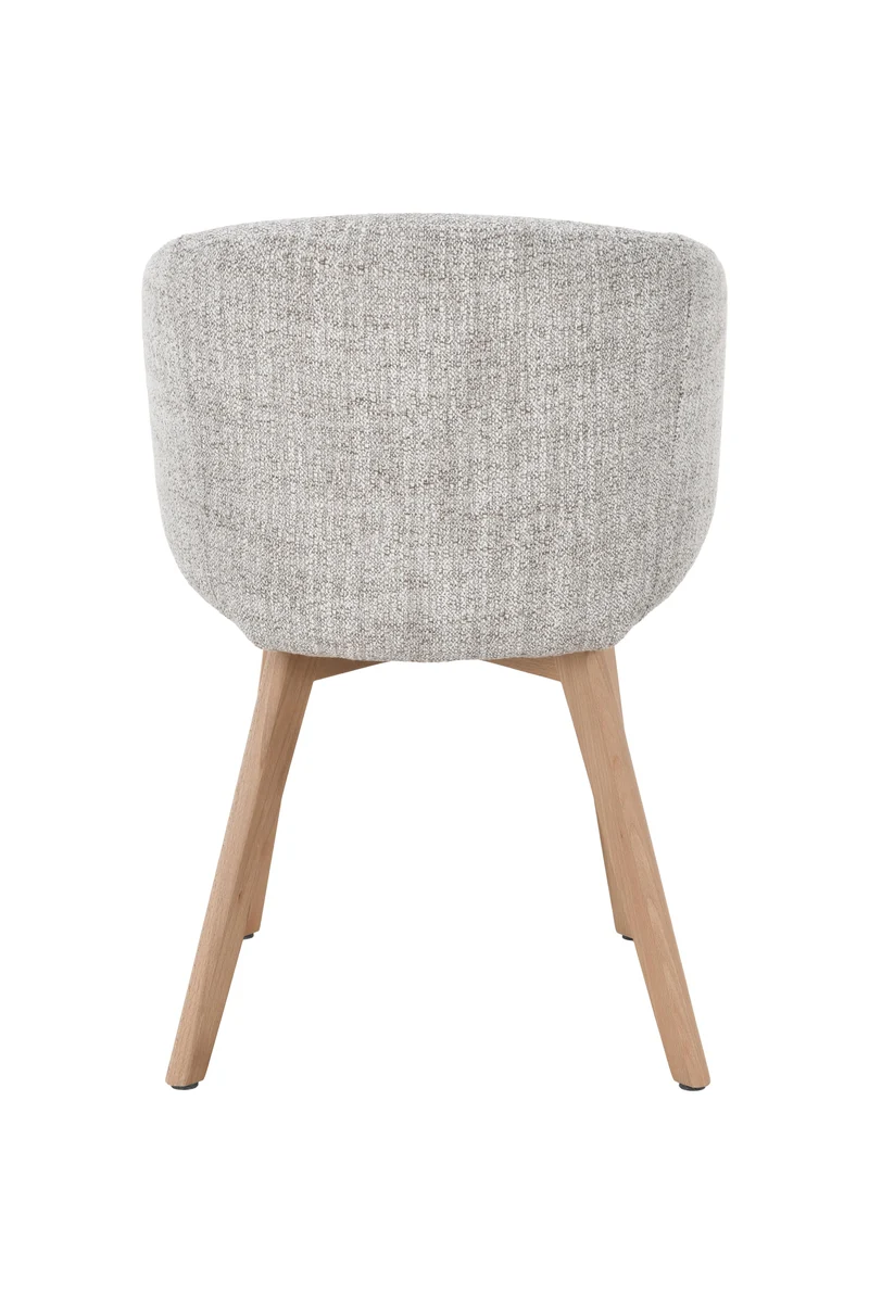 Chaise en tissu anti tache, 60x55xH79CM - VERA