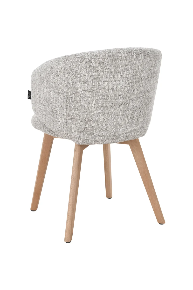Chaise en tissu anti tache, 60x55xH79CM - VERA