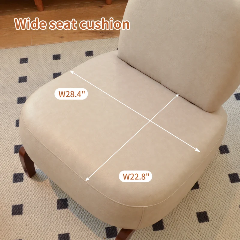 Fauteuil style rétro en velours, pieds en bois PANELRATTAN