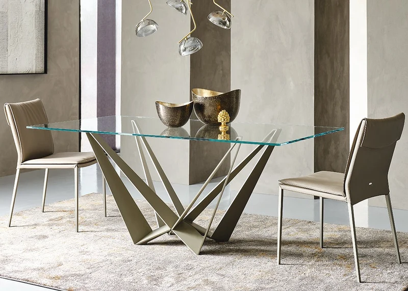 Table en verre - Cattelan italia - Skorpio