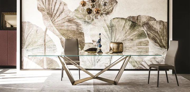 Table en verre - Cattelan italia - Skorpio