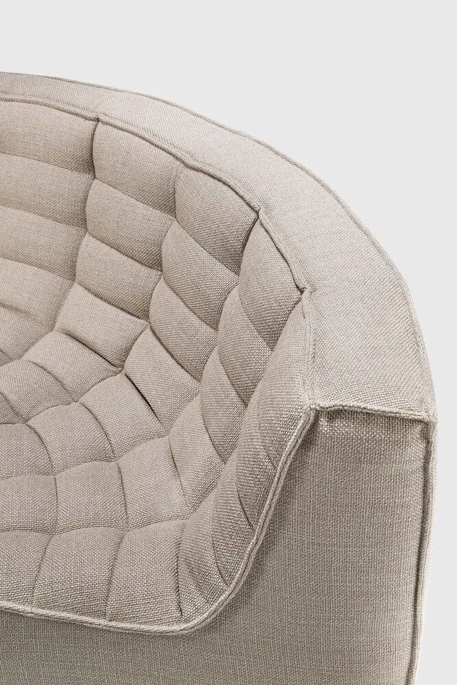 Ethnicraft Canapé Modulaire N701 (Angle Arrondi 90°)