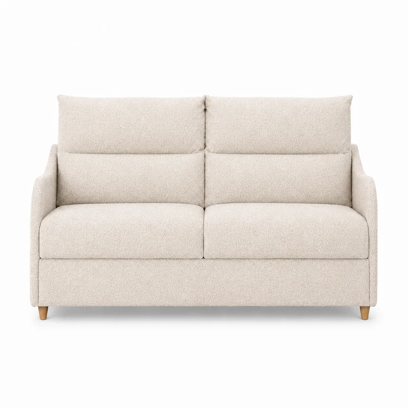 Canapé convertible express 140 cm écru | Myrtille