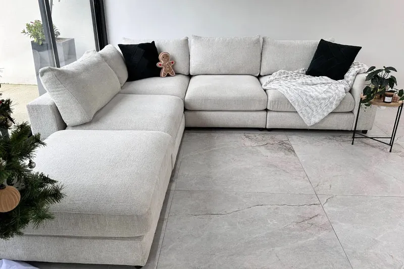Canapé Julia modulable chenille 4+1