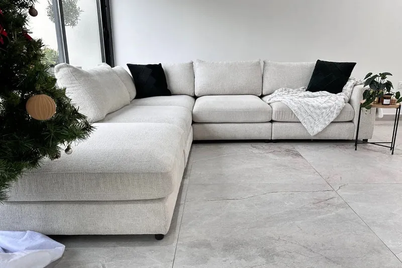 Canapé Julia modulable chenille 4+1