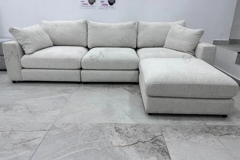 Canapé Julia modulable chenille 3+1