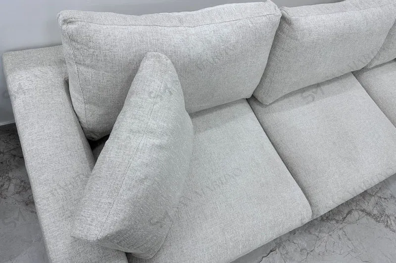 Canapé Julia modulable chenille 3+1