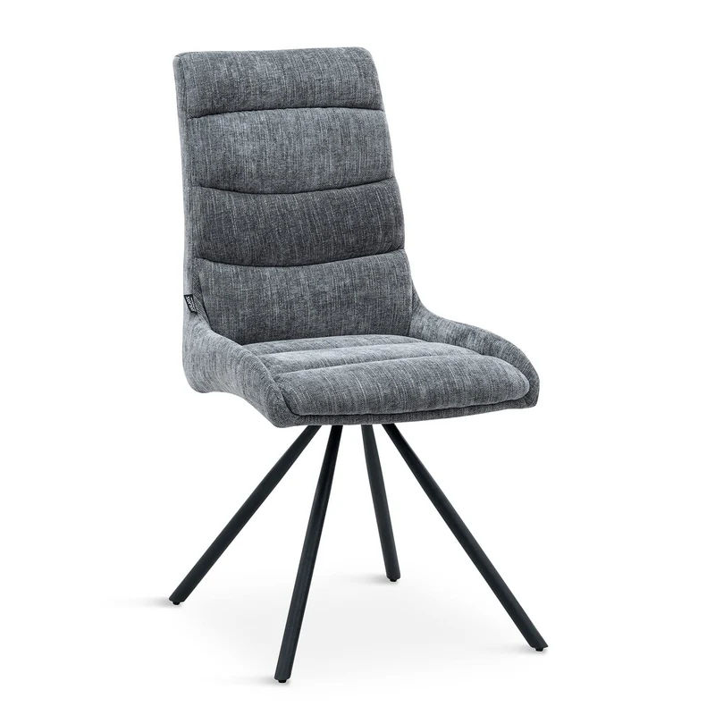LAURA Chaise en velours, 60x49x95CM