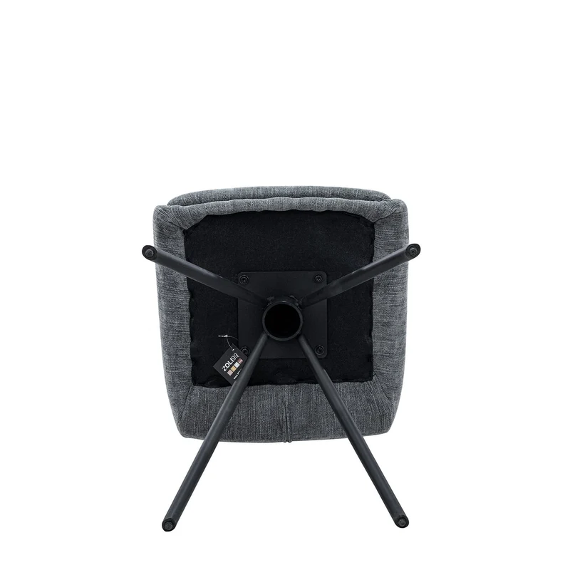 LAURA Chaise en velours, 60x49x95CM