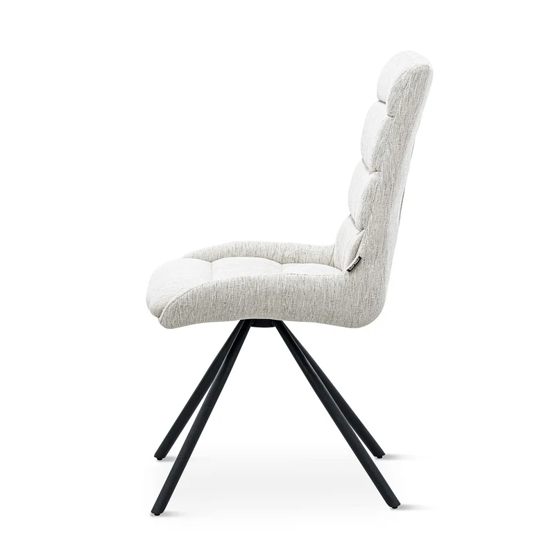 LAURA Chaise en velours, 60x49x95CM