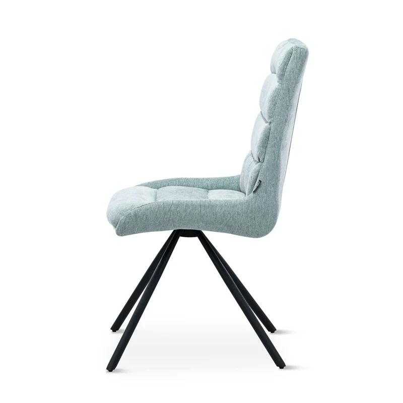 LAURA Chaise en velours, 60x49x95CM