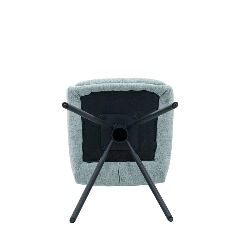 LAURA Chaise en velours, 60x49x95CM
