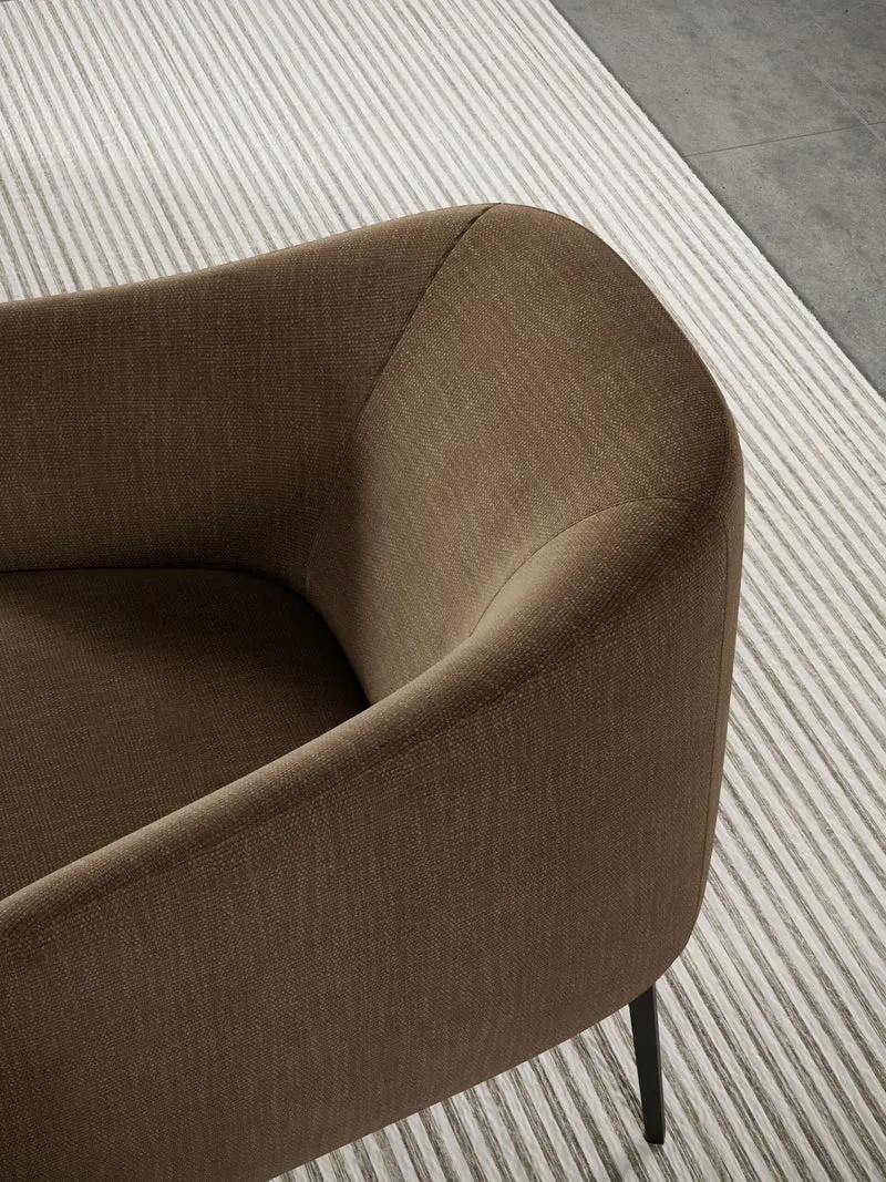Fauteuil Lenox | Fauteuil design enveloppant pivotant ou sur pieds