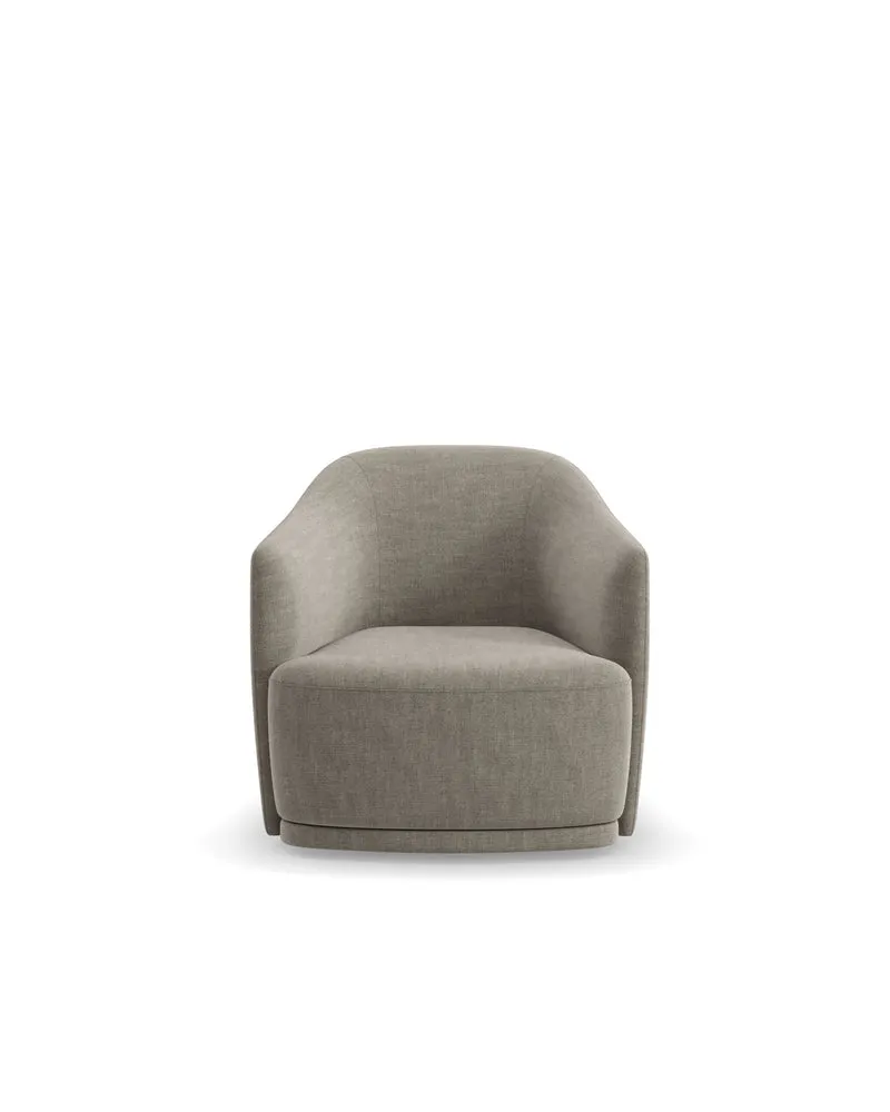 Fauteuil Lenox | Fauteuil design enveloppant pivotant ou sur pieds