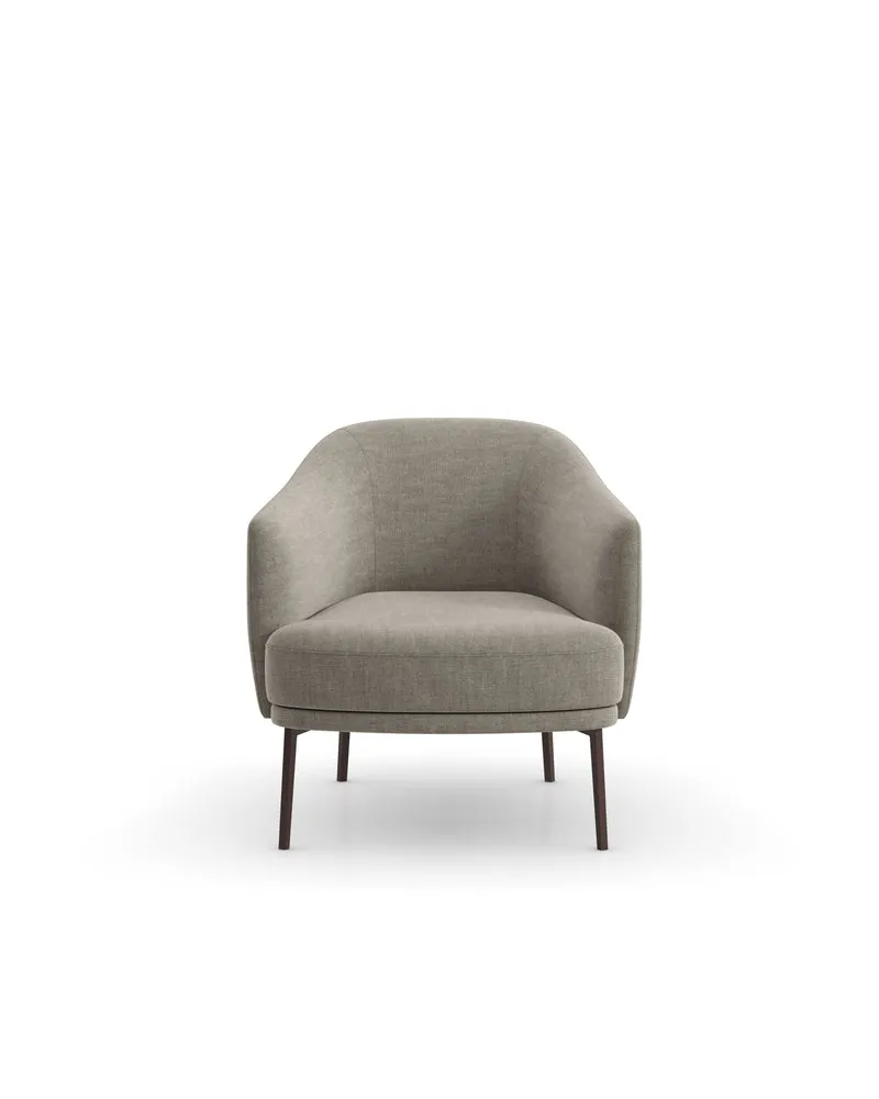 Fauteuil Lenox | Fauteuil design enveloppant pivotant ou sur pieds