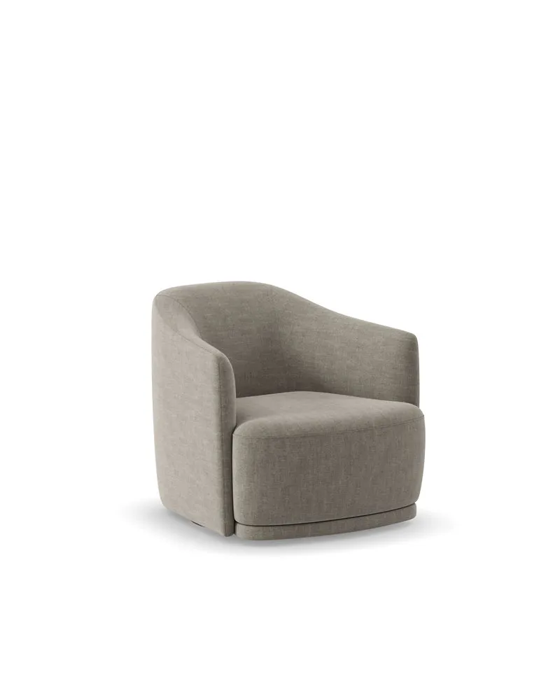 Fauteuil Lenox | Fauteuil design enveloppant pivotant ou sur pieds