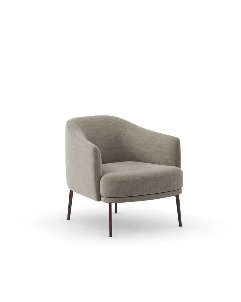 Fauteuil Lenox | Fauteuil design enveloppant pivotant ou sur pieds
