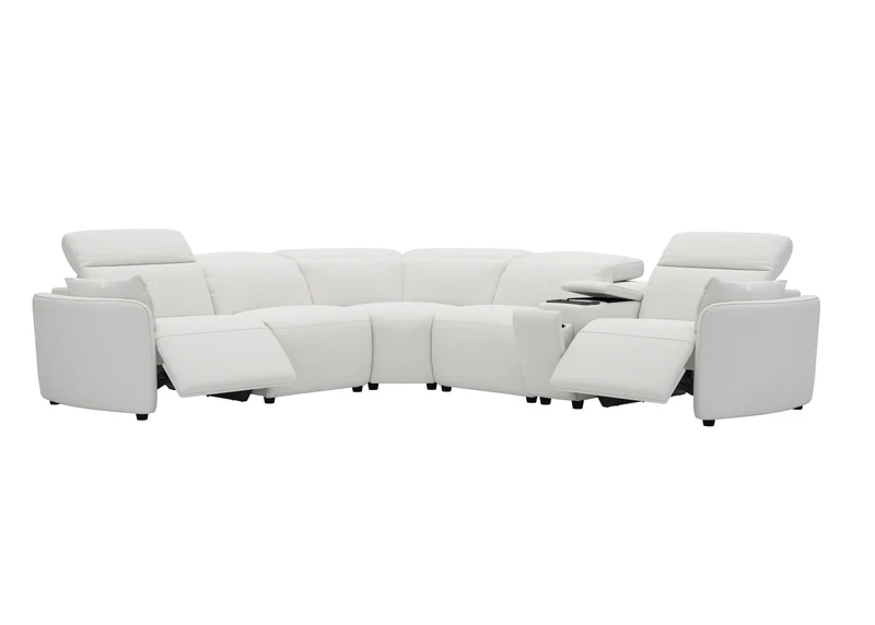 SIMBA Canapé d'angle 7 places avec 3 relax lit 344x311xH103CM