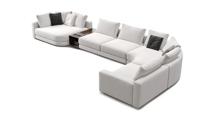 Canapé Stone modulable | Canapé design droit, angle ou péninsulaire