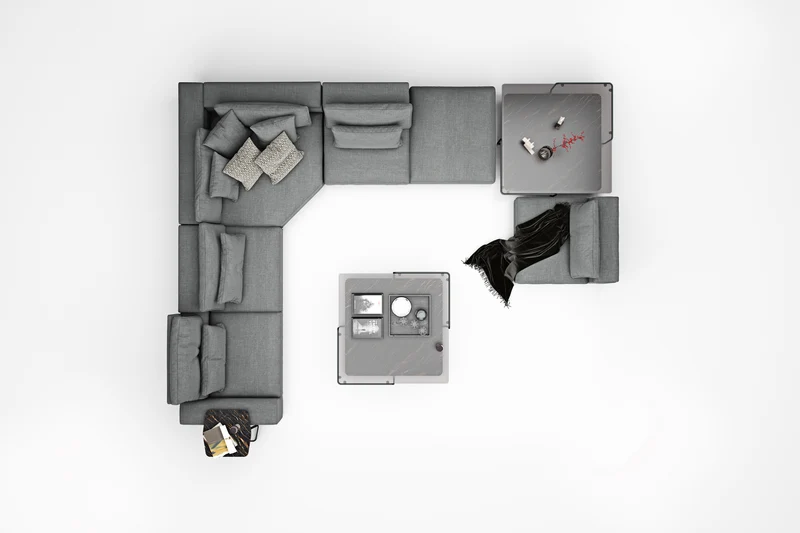 Canapé Horizon modulable | Canapé design droit, angle ou U