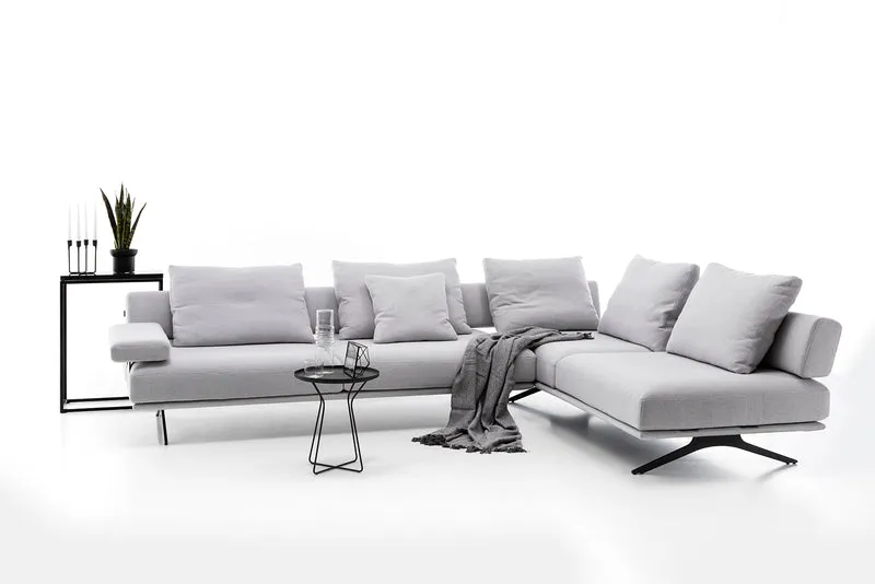 Canapé Elixir modulable | Canapé design droit ou d'angle en tissu ou cuir