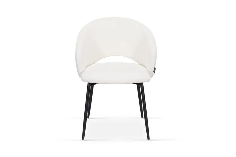 Chaise en tissu anti tache, 58x62xH80,5CM - ELIOR