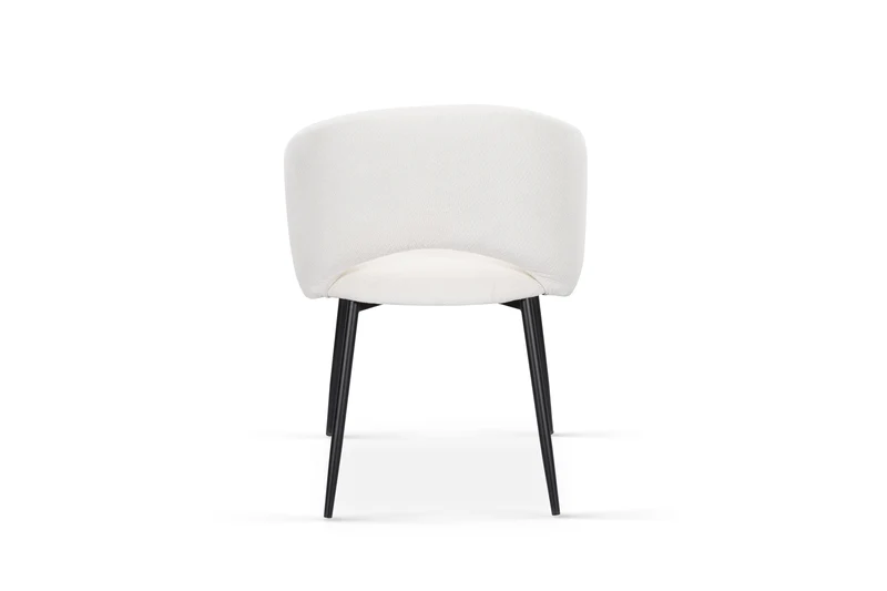Chaise en tissu anti tache, 58x62xH80,5CM - ELIOR