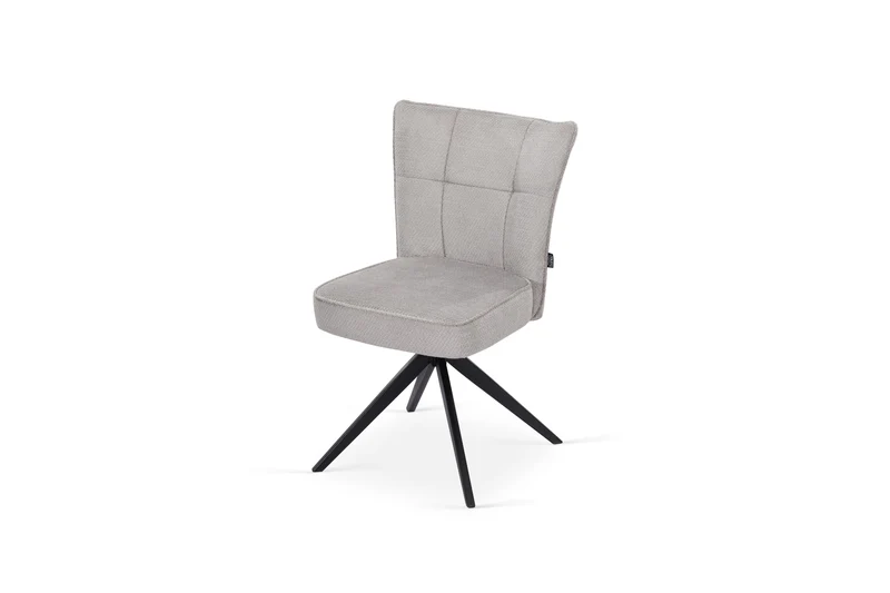 Chaise en tissu anti tache, 53,5x61xH86CM - GINO