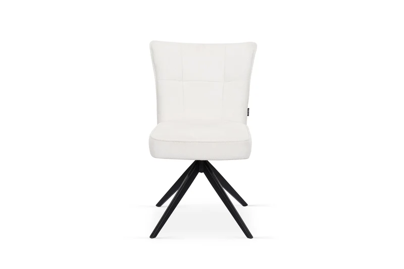 Chaise en tissu anti tache, 53,5x61xH86CM - GINO