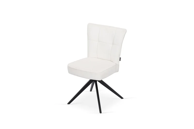 Chaise en tissu anti tache, 53,5x61xH86CM - GINO