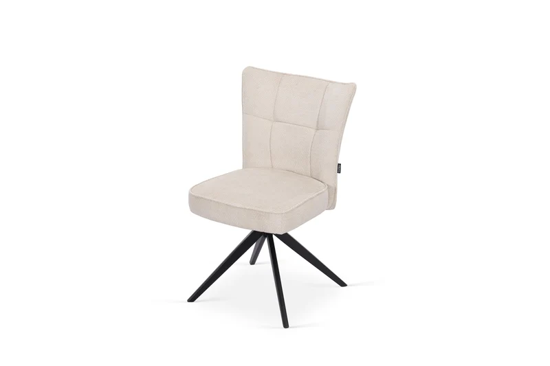 Chaise en tissu anti tache, 53,5x61xH86CM - GINO