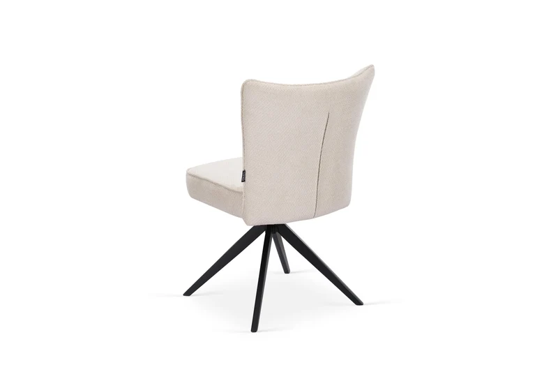 Chaise en tissu anti tache, 53,5x61xH86CM - GINO