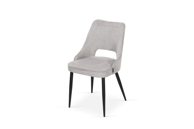 Chaise en tissu anti tache, 50x59xH84CM - MILA