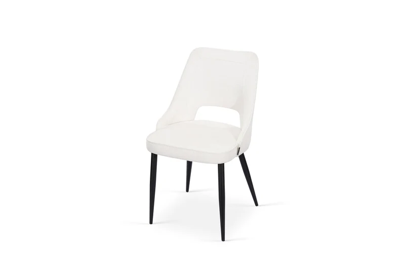 Chaise en tissu anti tache, 50x59xH84CM - MILA
