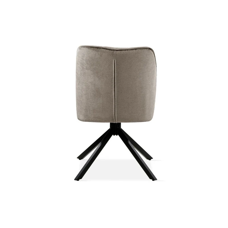Chaise pivotante en tissu, 60x50xH84CM-OLIVIA