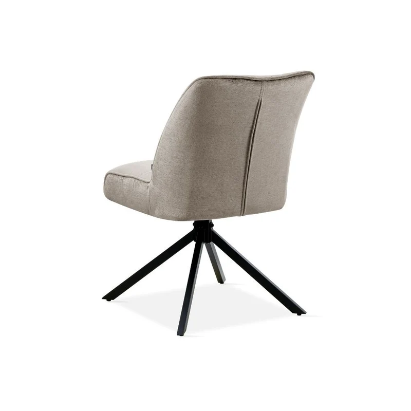 Chaise pivotante en tissu, 60x50xH84CM-OLIVIA