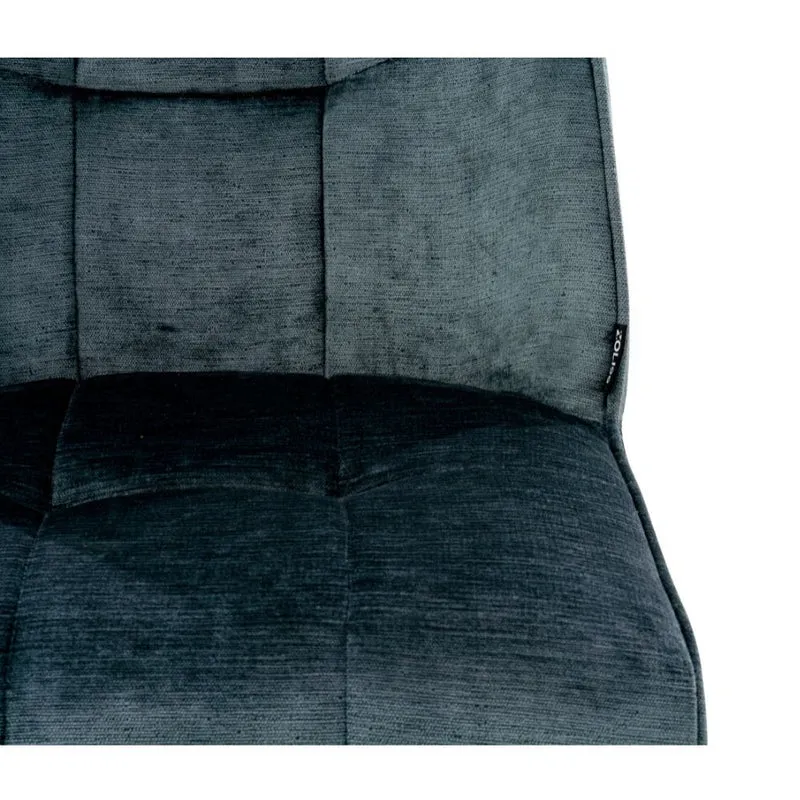 Chaise pivotante en tissu, 60x50xH84CM-OLIVIA