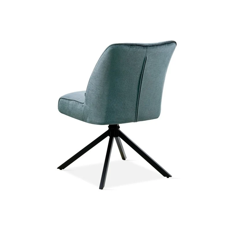 Chaise pivotante en tissu, 60x50xH84CM-OLIVIA