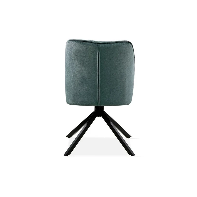 Chaise pivotante en tissu, 60x50xH84CM-OLIVIA