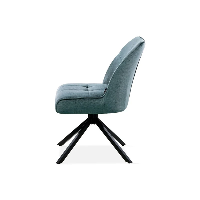 Chaise pivotante en tissu, 60x50xH84CM-OLIVIA