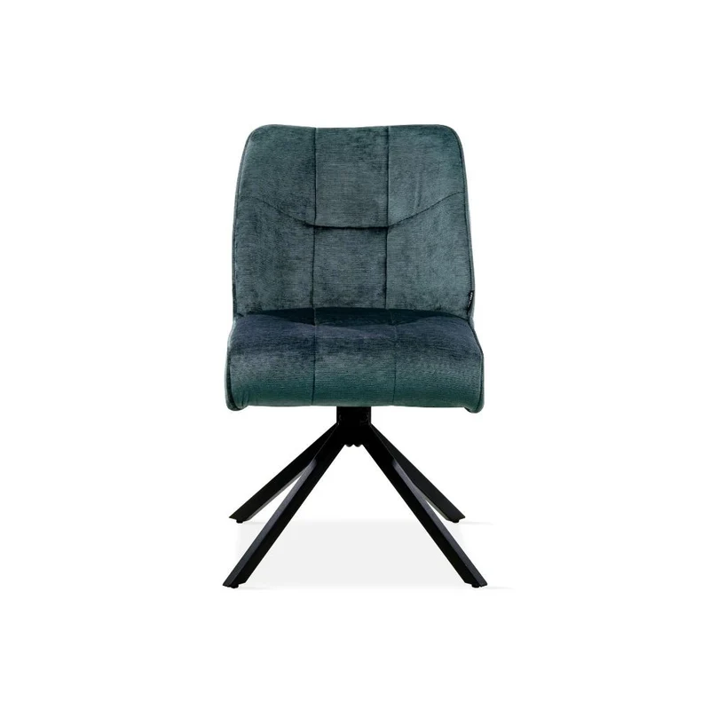 Chaise pivotante en tissu, 60x50xH84CM-OLIVIA