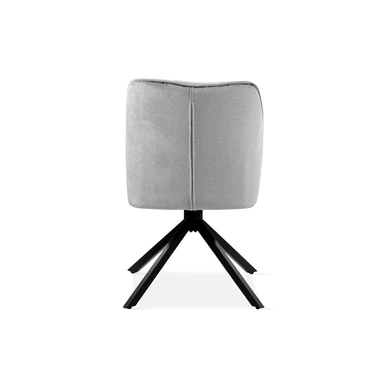 Chaise pivotante en tissu, 60x50xH84CM-OLIVIA