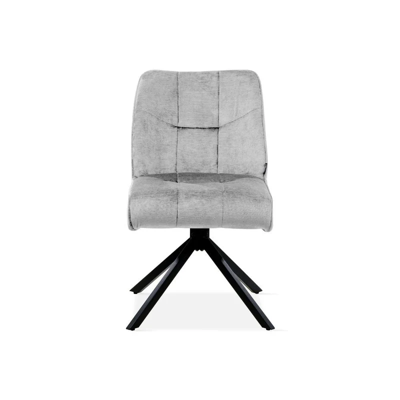 Chaise pivotante en tissu, 60x50xH84CM-OLIVIA