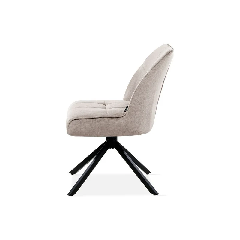 Chaise pivotante en tissu, 60x50xH84CM-OLIVIA